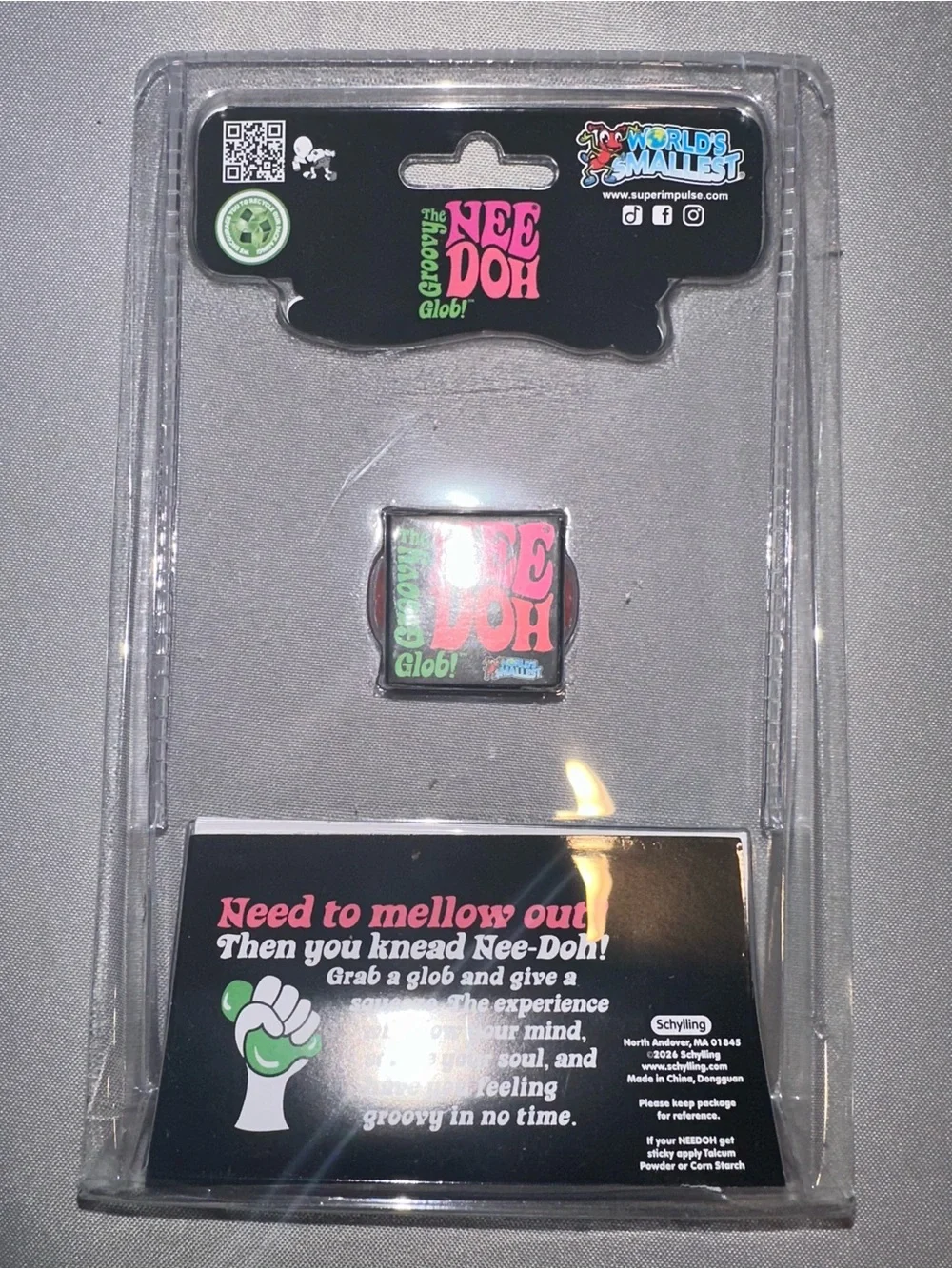 NeeDoh World’s Smallest NeeDoh Rare NIB